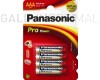 Panasonic Pro Power Gold LR03/Micro Batterie 1,5V 4er-Blister