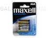 MAXELL Alkaline LR03 4PK BLISTER, Micro, AAA, 4 St. Blister,