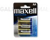 MAXELL Alkaline LR6 4PK BLISTER, Mignon, AA, 4 St. Blister,