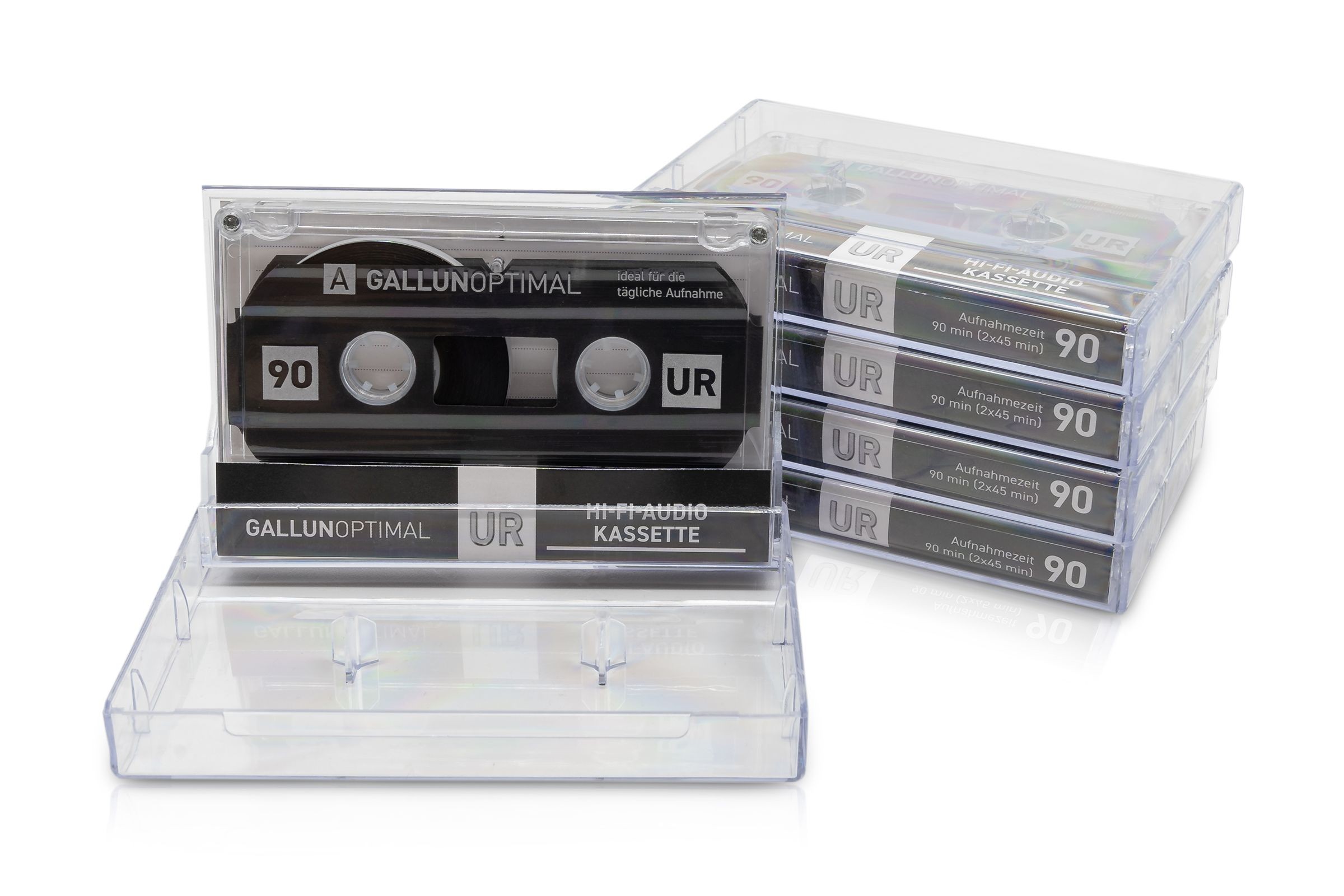 GALLUNOPTIMAL UR-90, 90 min. Audiokassette, 5er Pack