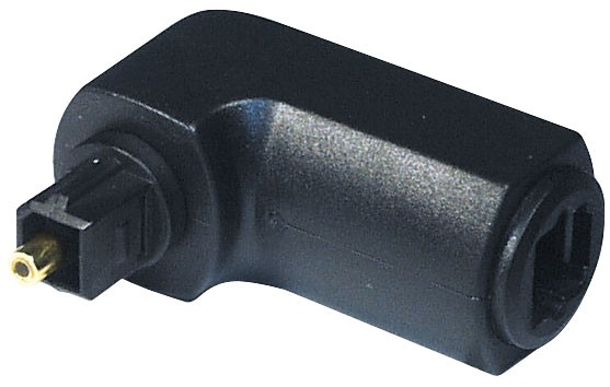 Winkeladapter Toslinkstecker - Toslinkkupplung